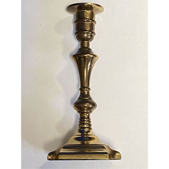 Vintage Brass Candle Holder by Valsan Set of 2 - Picture 4 of 4
